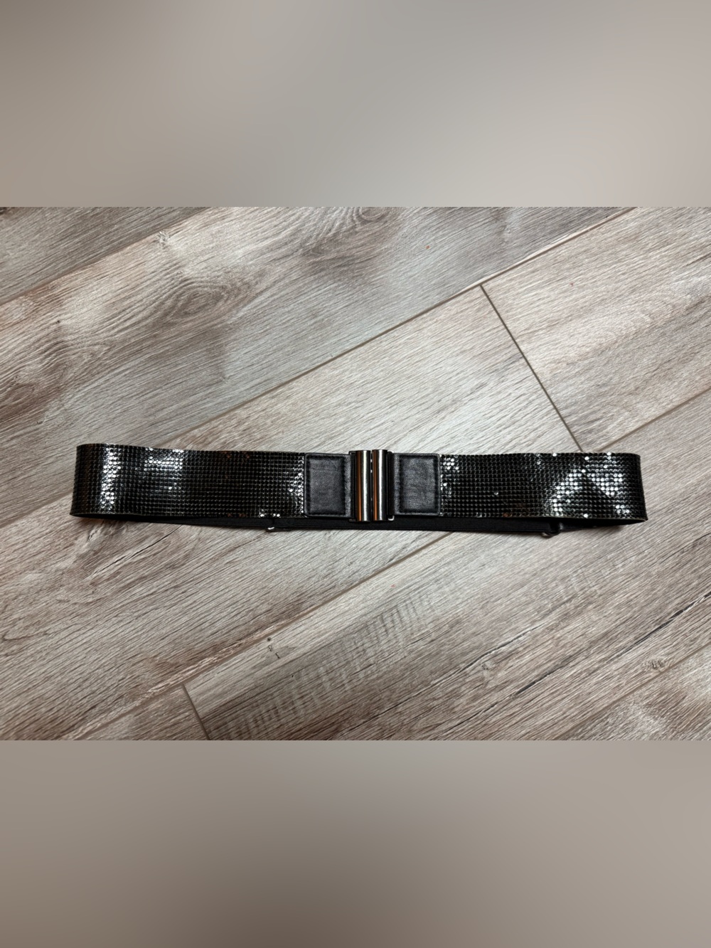 BCBGMax Stretch Belt with Metal Accents